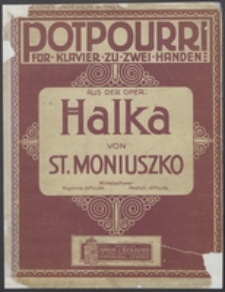 Potpourri : für Klavier zu zwei Händen : aus der Oper Halka