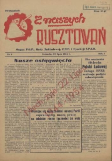 Z Naszych Rusztowań. R.1, 1954 nr 5