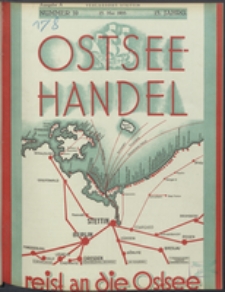 Ostsee-Handel : Wirtschaftszeitschrift für der Wirtschaftsgebiet des Gaues Pommern und der Ostsee und Südostländer. Jg. 15, 1935 Nr.10