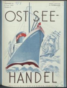 Ostsee-Handel : Wirtschaftszeitschrift für der Wirtschaftsgebiet des Gaues Pommern und der Ostsee und Südostländer. Jg. 15, 1935 Nr. 12