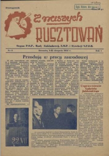 Z Naszych Rusztowań. R.1, 1954 nr 6
