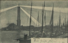 Swinemünde, Der Leuchtturm bei Nacht