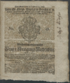 Wochentlich-Stettinische Frag- und Anzeigungs-Nachrichten. 1767 No. 48 + Anhang