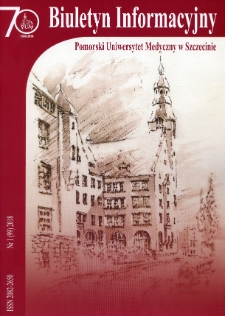 Biuletyn Informacyjny - Pomorski Uniwersytet Medyczny w Szczecinie. Nr 1 (99), 2018