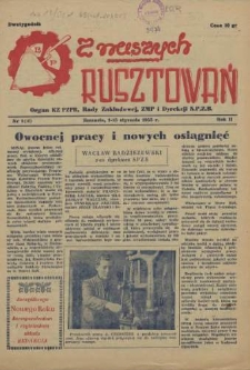 Z Naszych Rusztowań. R.2, 1955 nr 1