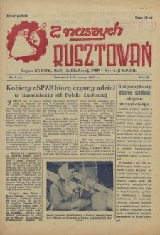 Z Naszych Rusztowań. R.2, 1955 nr 5