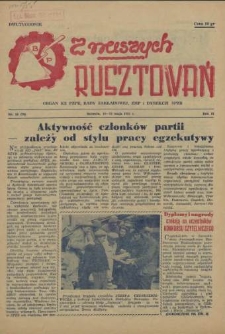 Z Naszych Rusztowań. R.2, 1955 nr 10