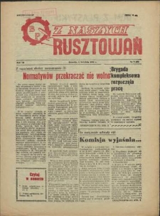 Z Naszych Rusztowań. R.3, 1956 nr 7