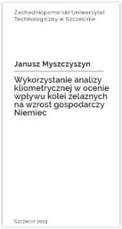 Wykorzystanie analizy kliometrycznej w ocenie wpływu kolei żelaznych na wzrost gospodarczy Niemiec