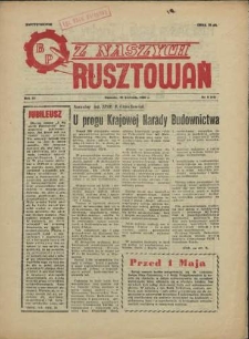 Z Naszych Rusztowań. R.3, 1956 nr 8