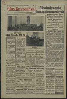 Głos Koszaliński. 1956, luty, nr 43