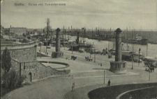 Stettin, Hafen mit Hakenterrasse