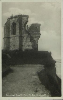 Ostseebad Rewahl i. Pom., Kirchen-Ruine in Hoff