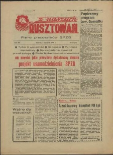 Z Naszych Rusztowań. R.3, 1956 nr 19