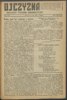 Ojczyzna : niezależny tygodnik demokratyczny. 1949 nr 120