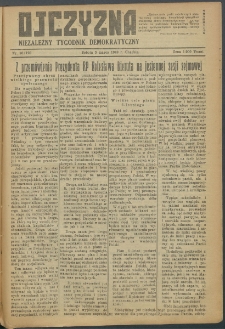 Ojczyzna : niezależny tygodnik demokratyczny. 1949 nr 122