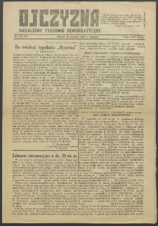 Ojczyzna : niezależny tygodnik demokratyczny. 1949 nr 135