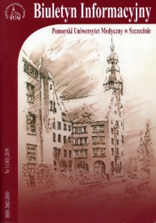 Biuletyn Informacyjny - Pomorski Uniwersytet Medyczny w Szczecinie. Nr 3 (105), 2019