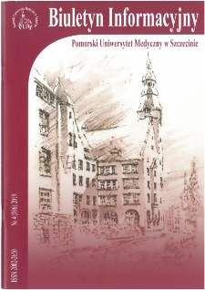 Biuletyn Informacyjny - Pomorski Uniwersytet Medyczny w Szczecinie. Nr 4 (106), 2019