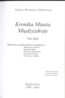 Kronika Miasta Międzyzdroje.Tom 29