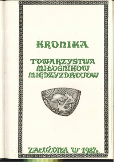 Kronika Towarzystwa Przyjaciół Międzyzdrojów