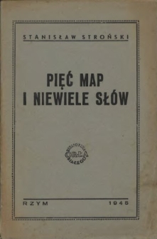 Pięć map i niewiele słów