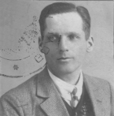 Fotografia legitymacyjna Antoniego Halka-Ledóchowskiego