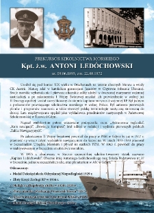 Poczet kapitanów żeglugi wielkiej - kpt. ż.w. Antoni Ledóchowski