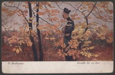 Uwiędły liść się złoci...