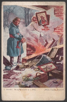 Na zgliszczach w r. 1915, "Wola Twoja Panie"