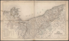 Karte von der Provinz Pommern