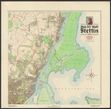 Plan der Stadt Stettin 1:10 000