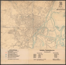 Plan der Stadt Stettin 1:10 000