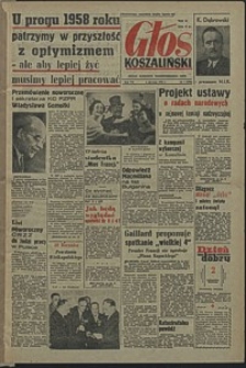 Głos Koszaliński. 1958, styczeń, nr 1