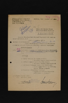 Zawiadomienie Związku Zrzeszeń Kupieckich Województwa Szczecińskiego dla prezydenta Szczecina Piotra Zaremby dotyczące zjazdu