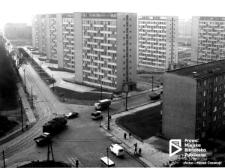 Skrzyżowanie ulic Malczewskiego i Matejki w Szczecinie '72