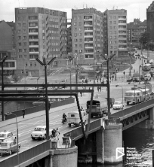 Most Długi i ulica Wielka w Szczecinie '72