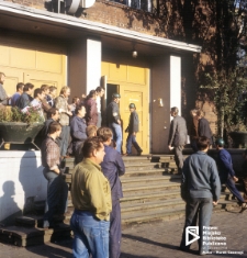 Sierpień '80, przed stołówką stoczni, Szczecin