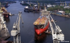 Stocznia Szczecińska, wodowanie statku '97