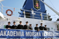 Studenci Akademii Morskiej na statku Nawigator XXI, Szczecin '09