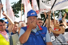 Manifestacja protestacyjna związkowców, Szczecin 18.09.2009