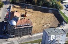 Plac budowy pod Hanza Tower, Szczecin '11