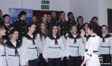 Chór Akademii Morskiej, dyryguje Sylwia Fabiańczyk-Makuch, Szczecin '14