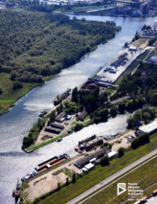 Basen Cichy, zdjęcie lotnicze, port Szczecin '14