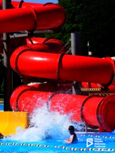 Zjeżdżalnia wodna na Kąpielisku Arkonka, Szczecin '15