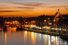 Bulwar Piastowski po zmierzchu, Szczecin '15