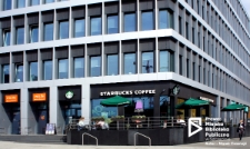 Kawiarnia Starbucks w biurowcu Brama Portowa I, Szczecin '18