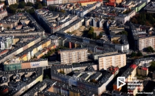Śródmieście Szczecina, zdjęcie lotnicze '18
