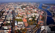 Panorama Szczecina, zdjęcie lotnicze '18