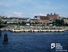 Barki przy Nabrzeżu Wieleckim, Szczecin '85
